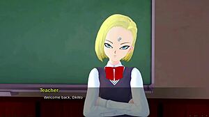 wanna fuck android 18 and raven outdoors in public 3d hentai game harem love route part one?