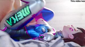 Isn't D.Va from Overwatch just a slutty Asian teen begging to get fucked hard?