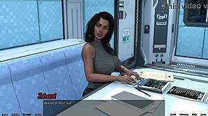 stranded in space 70 sexy step-sis craves huge cock deep in mouth right after steamy shower creampie finish