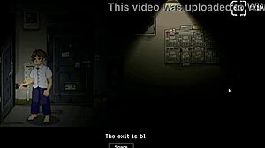 man with flashlight pounds hot maid pussy in no exit apartment hentai game