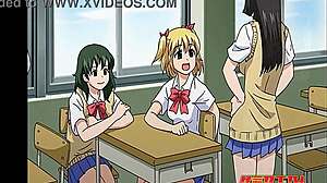 hentai teacher seduces her hot student into steamy doggystyle lesbian fucking