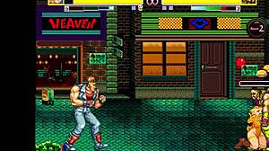 cute blonde from hentai game streets of ryona gets street-fucked by guys