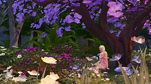 Watch wild 3D hentai capture unfold outdoors