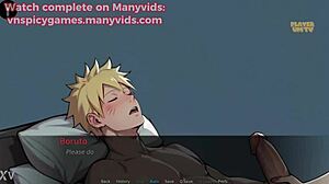 i couldn't resist tsunade's big tits and monster cock handjob in shinobi house