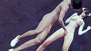 wanna see albedo riding cowgirl outdoors with deepthroat bliss?