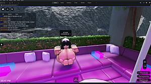 a young beach babe loses bet to stranger and drops for his thick cock sucking session