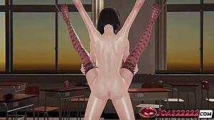 Hot haneul! Thighjob fetish black lingerie to tied pov missionary creampie moans?