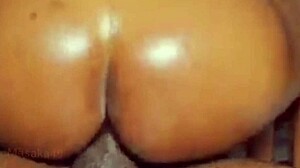 best ebony queen rides black cock rough outdoors for interracial orgasm rush