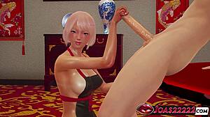 Hot Waitress Evelyn Serves Handjob Big Dick No Hands Blowjob Glory Hole Mouth Fuck Cumshot