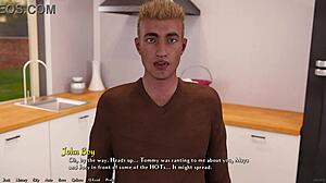 slutty redhead humiliates small dick boyfriend after accidental pregnancy in being a dik game