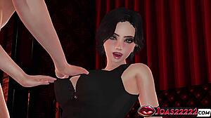 Pandora's Big Tits Massaged then Pussy Licked and Anal Vibrator Makes Her Squirt POV