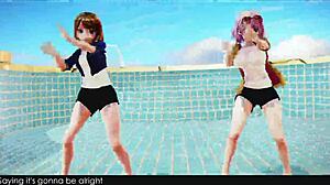 ugh, this short hair girl in bikini shakes her ass so hot while stripping and dancing for me