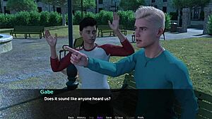 blond boy in hollow 04 starts flirting with me gently