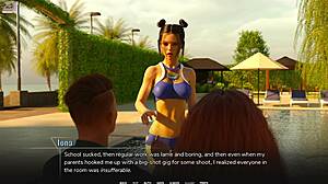 taboo university 109 18yo ginger rages into huge tits femdom frenzy