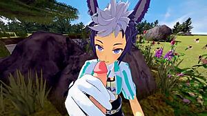 mejiro ryan takes rough outdoor doggystyle anal creampie uma musume