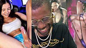 beautiful petite trans gamer cums hands free fat cock hazbin hotel futa ai anime