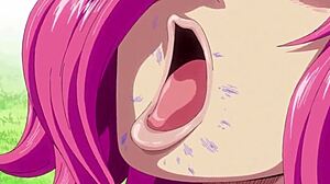 A fully nude cartoon screwing a teenage girl with the tattoo