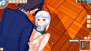 massive tits rubbed hard in 3d touhou anime hentai video