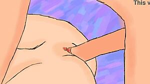 Watch her moan as that monster cock thrusts deep!