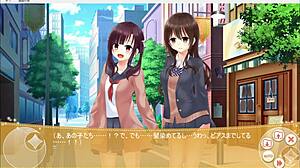 Christhea flashes her tits in the magical college game!