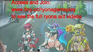 cute heroines fuck soldiers in rpg hentai game