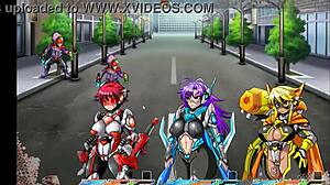 cute heroines fuck soldiers in rpg hentai game