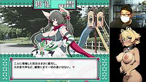 tanuki-chan punished hard by two