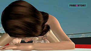 Indian Girl's First Lesbian Fun