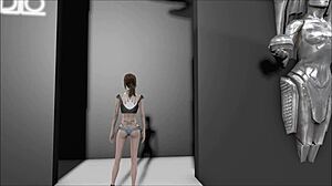 Hey, wanna see Fallout 4 fashion get sexy with a brunette?