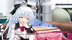 Kokorone钟摆Ecchi场景与Leruuxu Ayamori