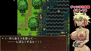 River fishing play meets goddess in hentai game