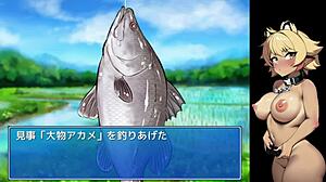 Sea And River Fishing Game With Extreme Masturbation Play