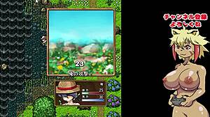 River fishing play meets goddess in hentai game