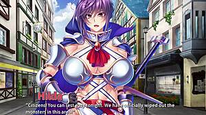 Virgin Knight Becomes My Onahole Tonight in Ep3 - Cumming Hard Outdoors in Anime Scene
