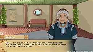 Big tits trainer in four elements game part 73!