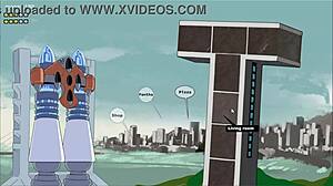 Lost yourself to the world of big tits and cartoons only available in 18titans