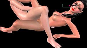 In a 3D animated video I was watching an Indian girl making out with a Japanese man