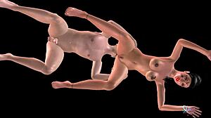 3D animated cartoon of Indian girl's sexual fantasy