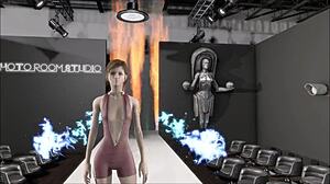 Sporty Fashion Ignites Fallout 4! Cute Anime Hentai Babe Steals the Show!