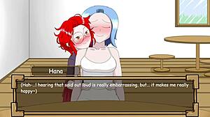Hana's first exhibition: Part 1 of a hentai cartoon