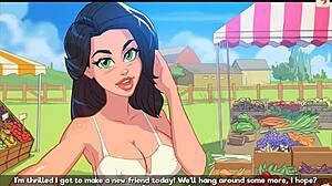 Want to see the big tits and blowjobs in Booty Farm game part 01?