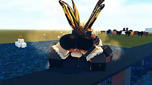 Godzilla And Mothra's Sex Battle On Roblox! 😈