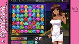 The honey pop chocolate loving girl in a video gameplay