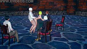 Secretary meeting with boss in office