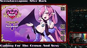 Anime game: Start at work with a sexy female demonic entity