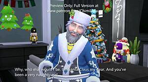 Santa takes a naughty girl for a wild ride this Christmas.