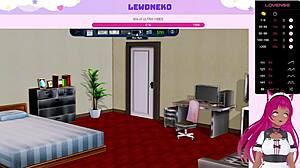 Vtuber lewdneko explores harem hotel in part 13 with maid themes