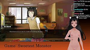 Candy-filled Halloween adventure with monsters