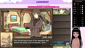 Vtuber LewdNeko moans during creampie in Evenicle Part 6