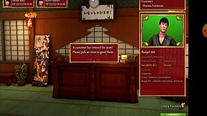 A hentai gameplay focusing on cartoon babe with large breasts and butts